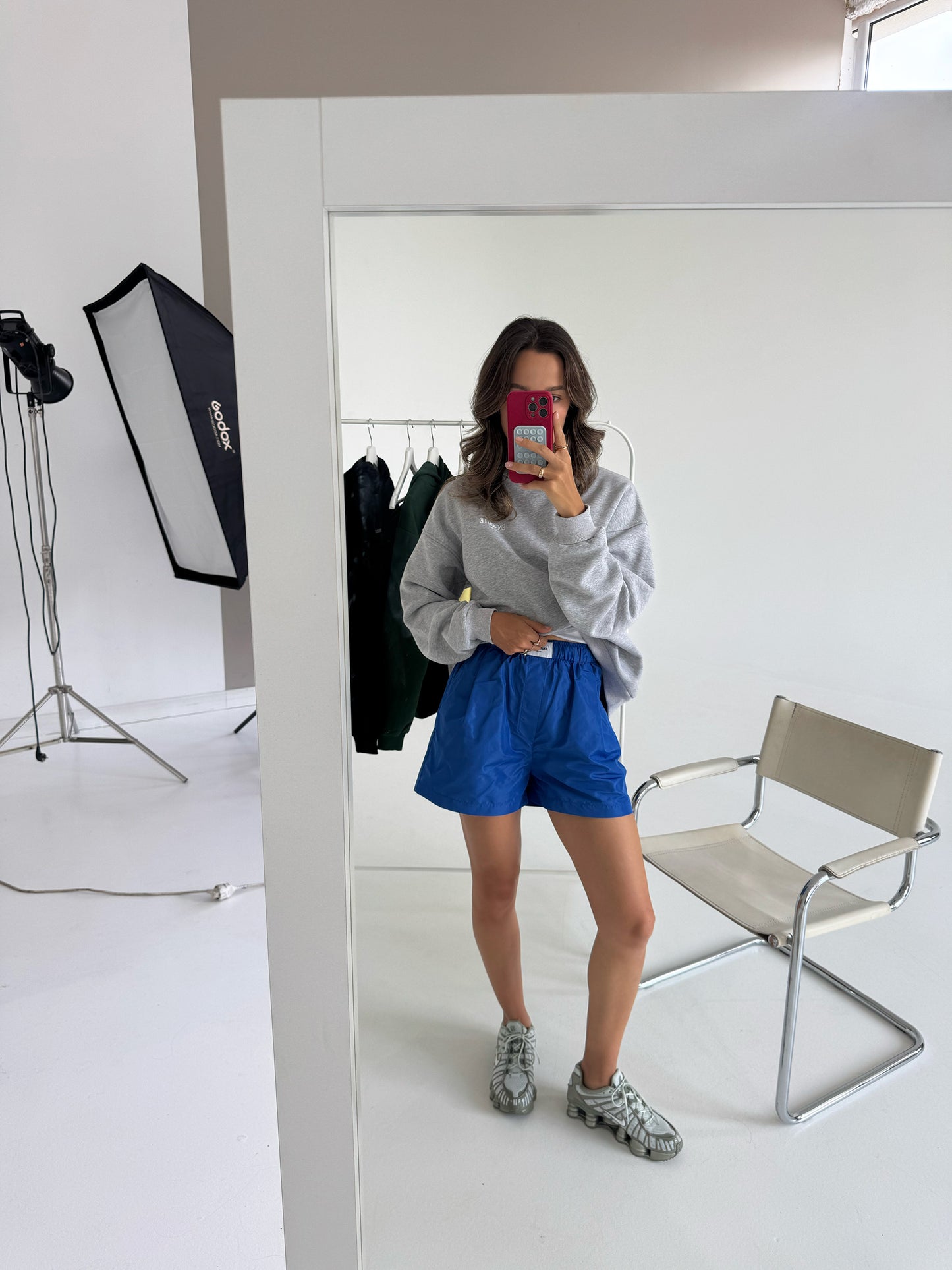 Oversized Grey Signature Sweatshirt