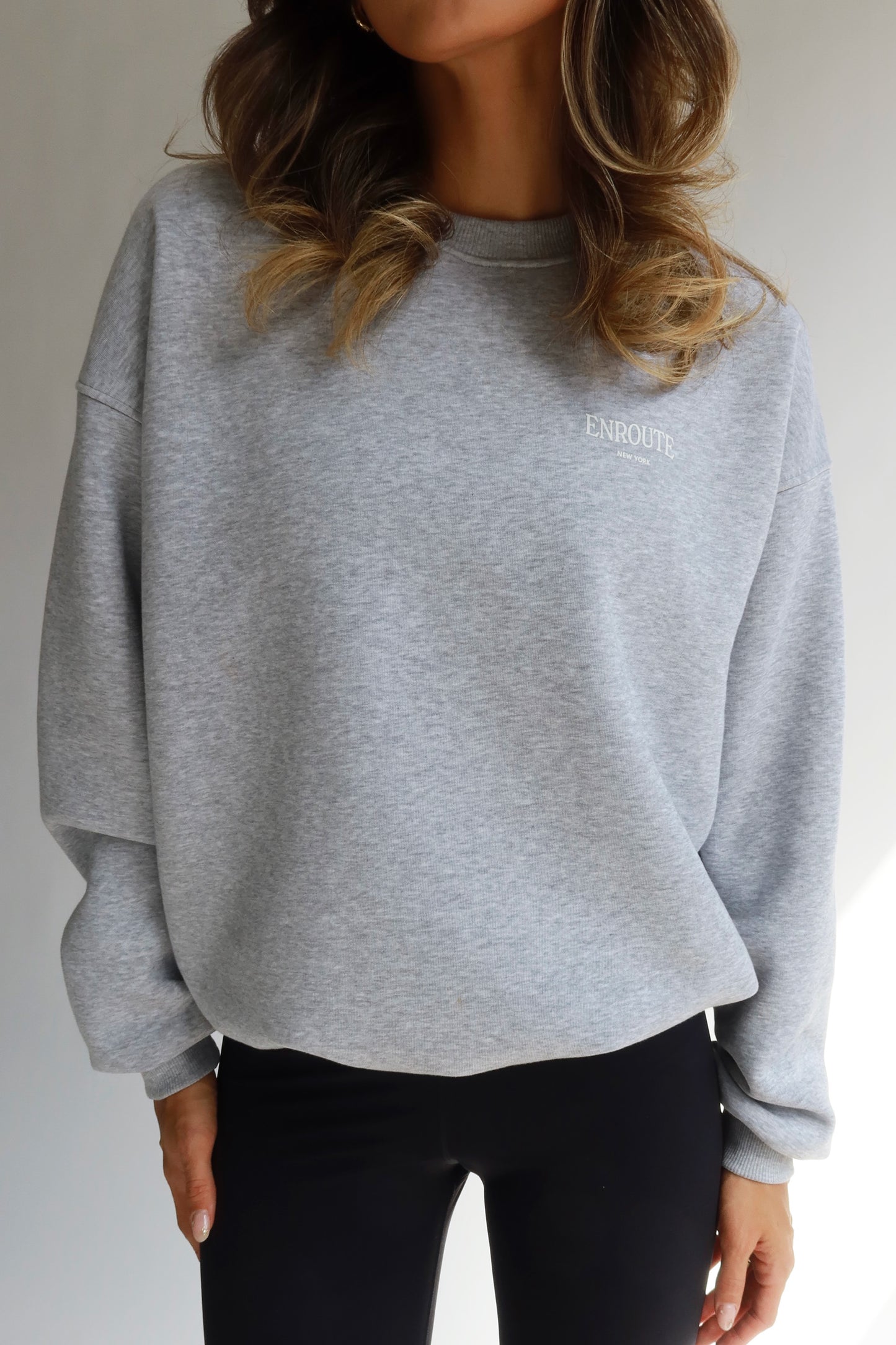 Oversized Grey Signature Sweatshirt