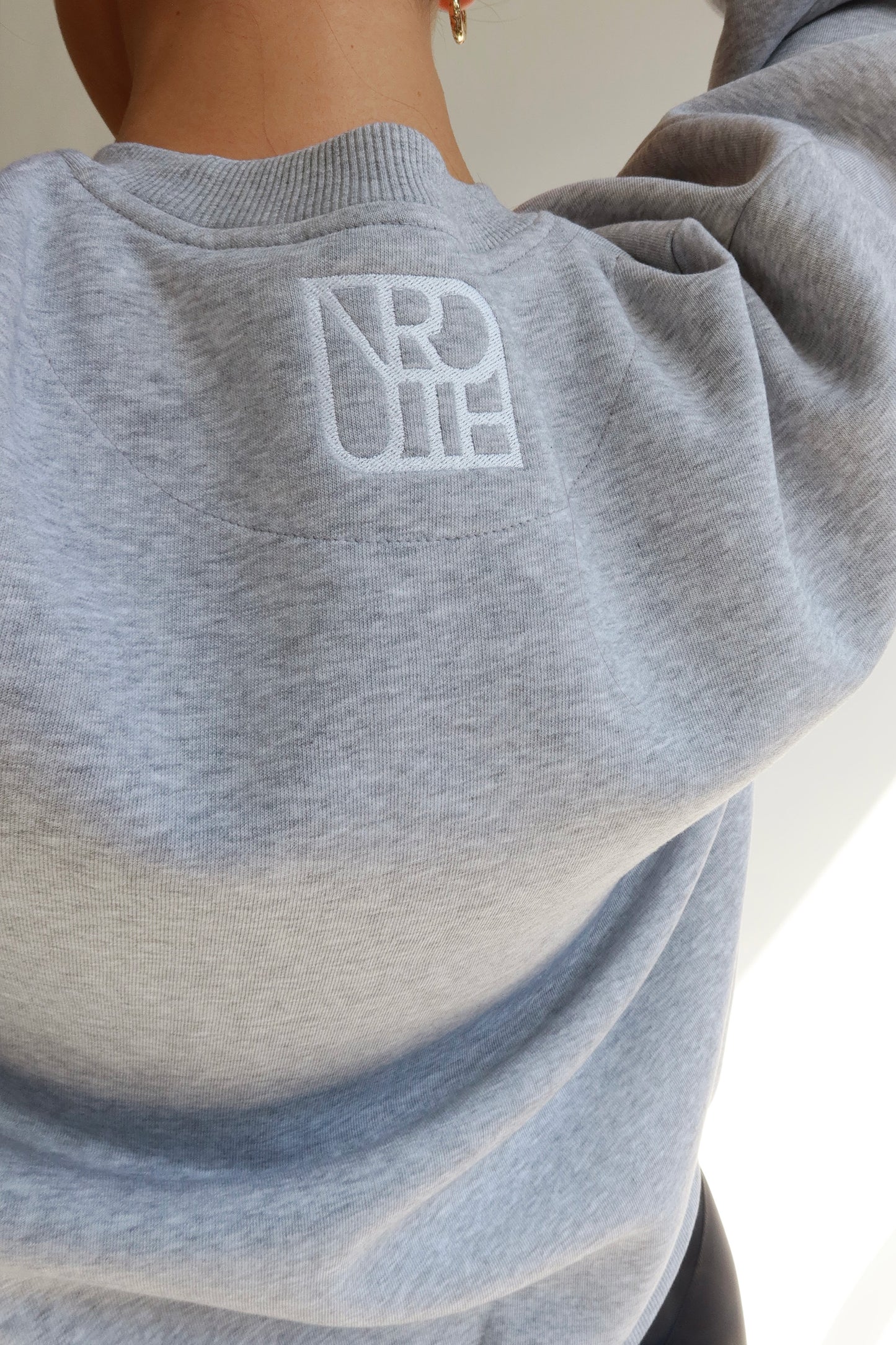 Oversized Grey Signature Sweatshirt