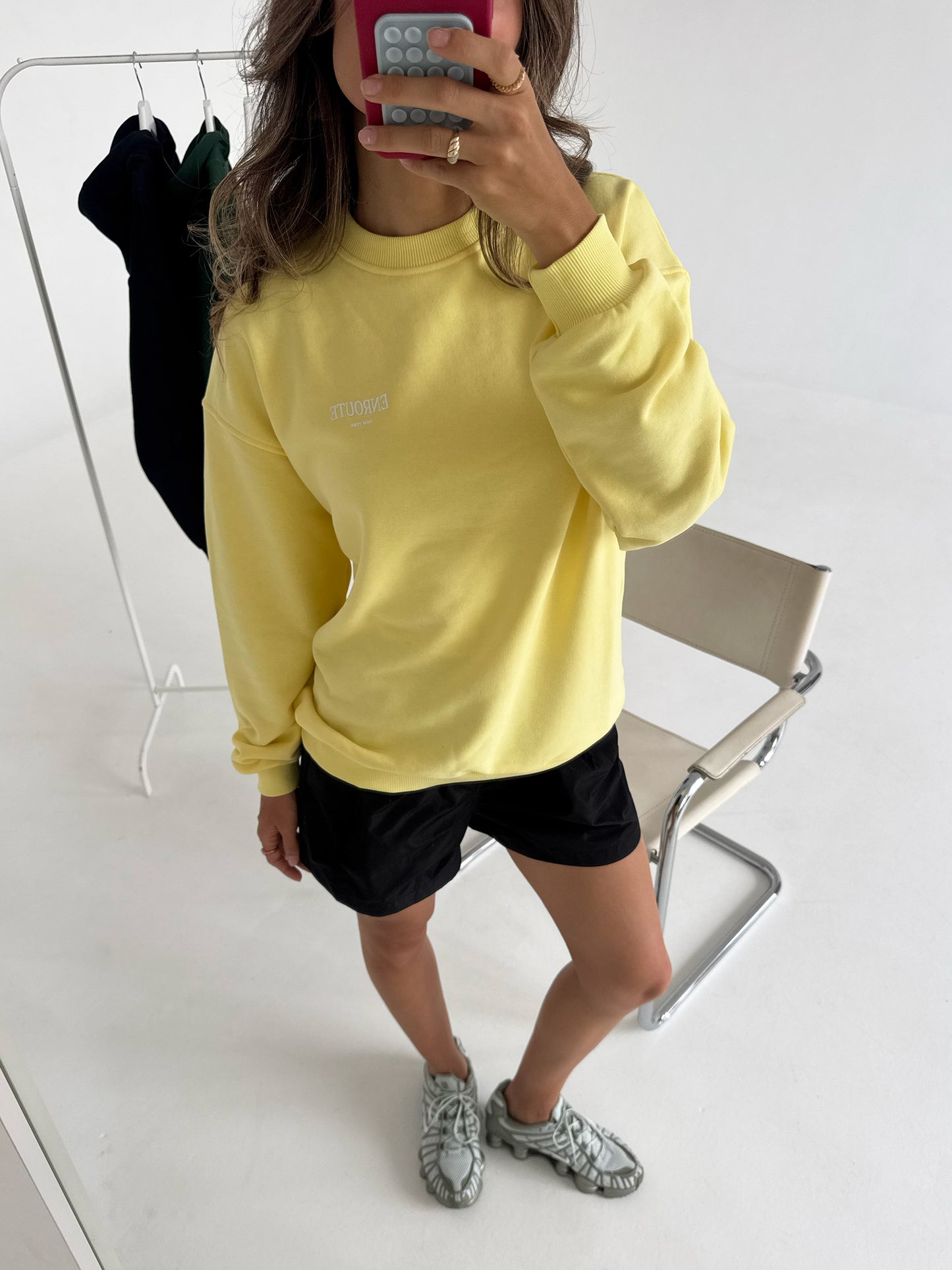 Oversized Butter Yellow Sweatshirt