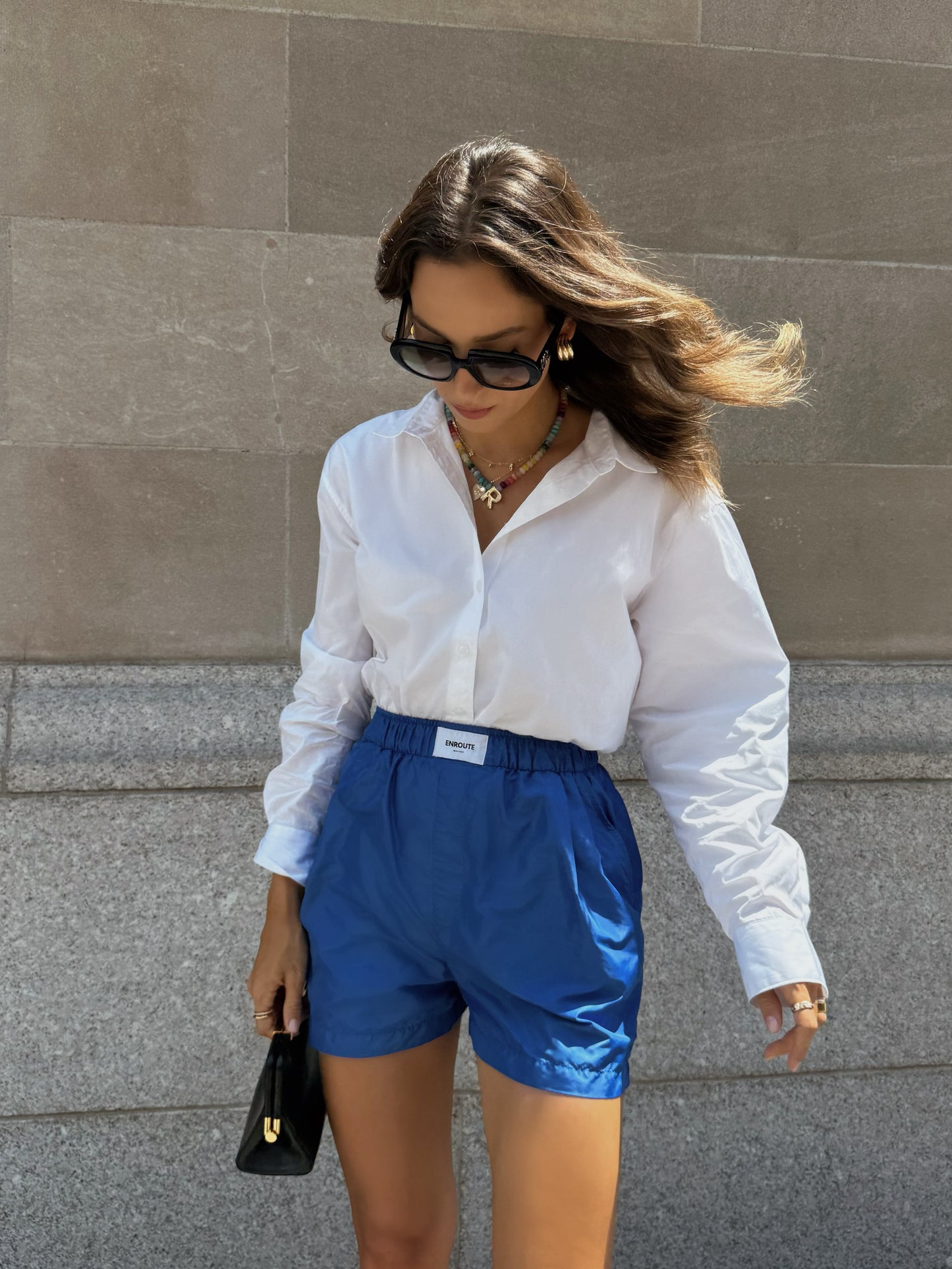 Blue Boxer Shorts