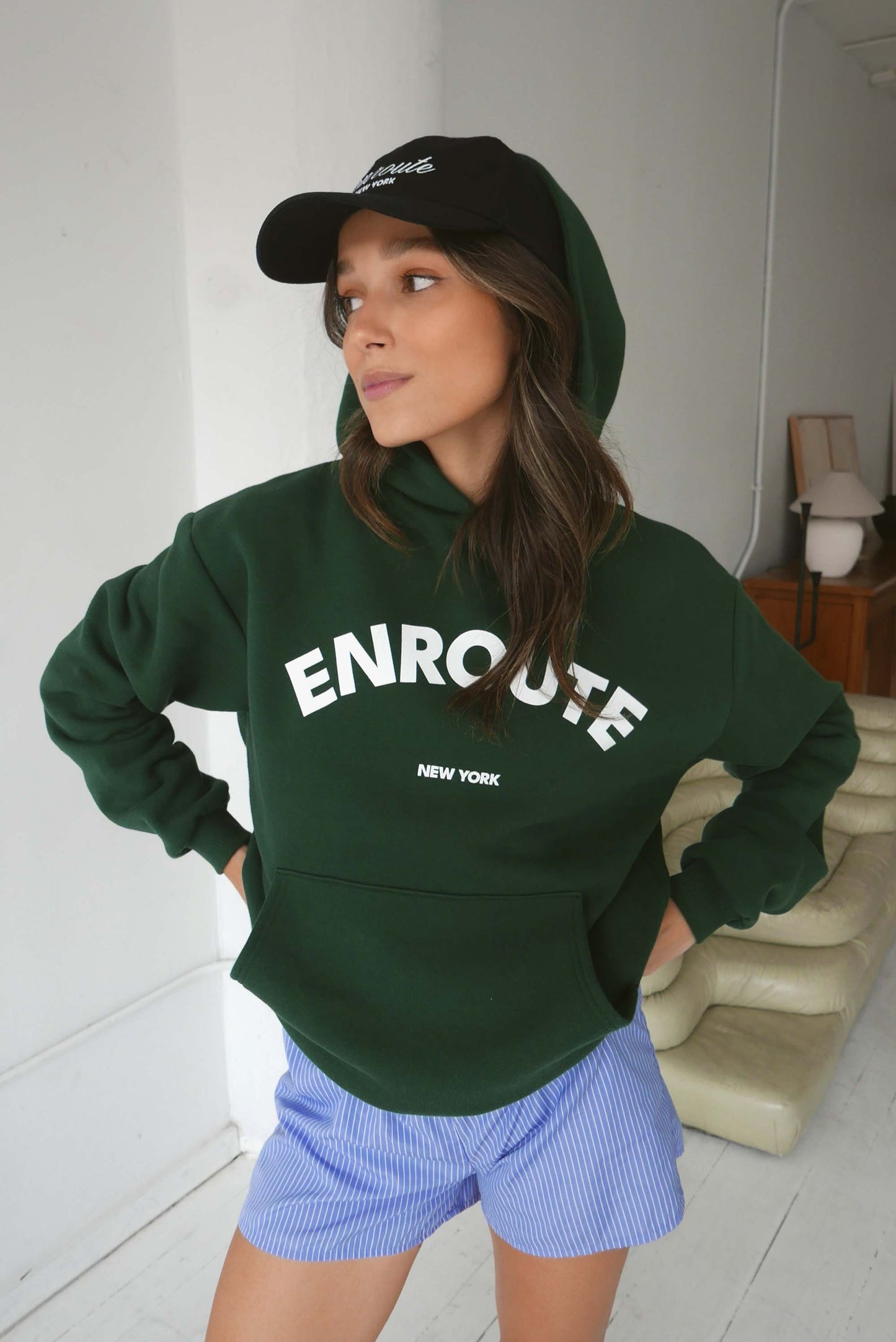 Green Signature Hoodie