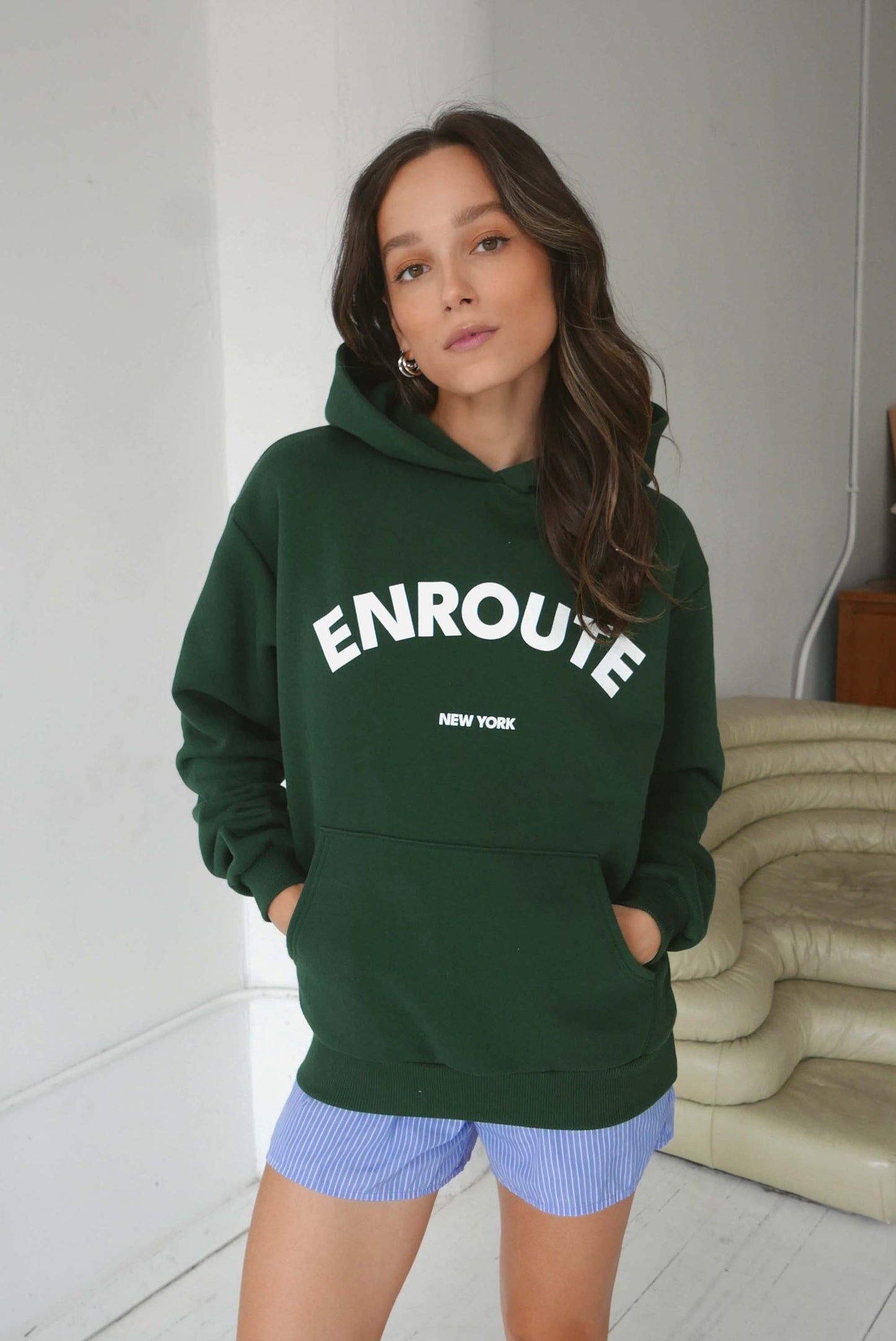 Green Signature Hoodie